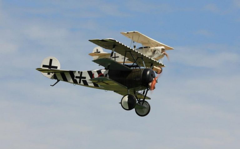 Aus den UK das Dawn Patrol Team WW1