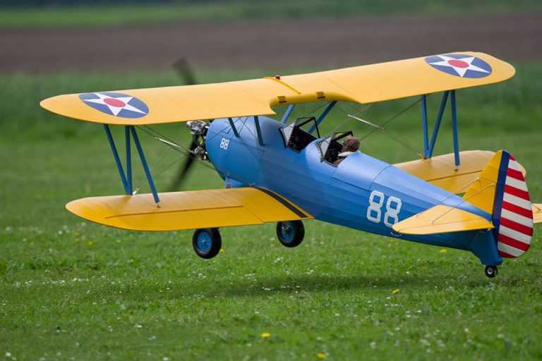 Gert Jakobs aus Begien mit Boeing Stearman