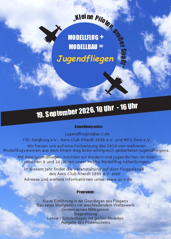 jugendfliegen flyer banner